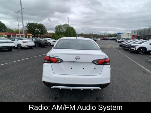 Cloud White 2025 Nissan Versa S