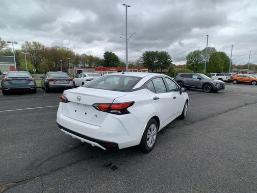 Cloud White 2025 Nissan Versa S