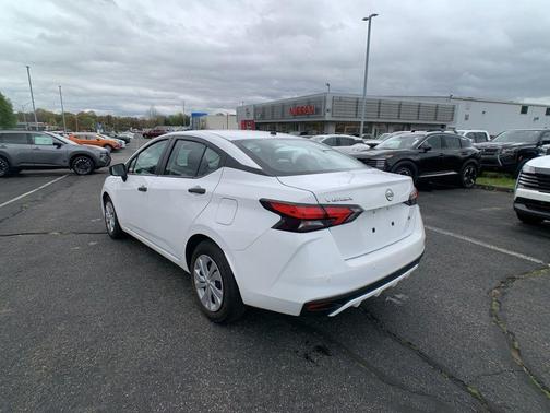 Cloud White 2025 Nissan Versa S