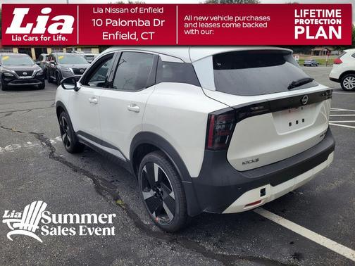 Aspen White Tri 2026 Nissan Kicks SR