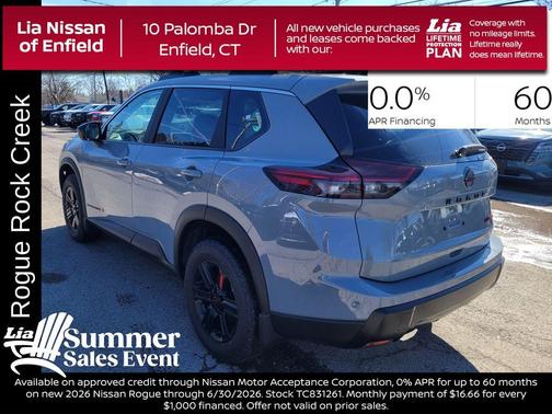 Boulder Gray Metallic 2026 Nissan Rogue Rock Creek