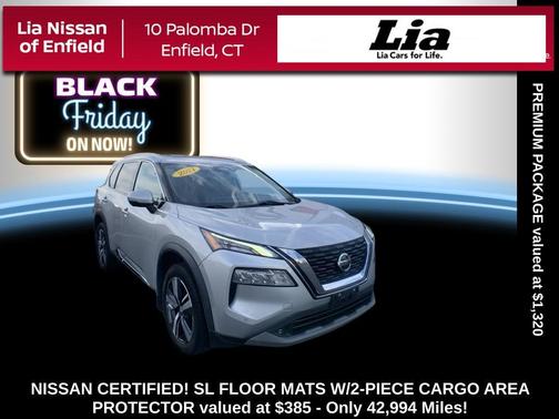 Brilliant Silver Metallic 2021 Nissan Rogue SL