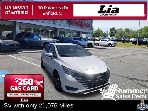 Aspen White 2024 Nissan Versa 1.6 SV