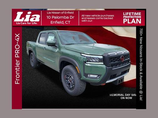 Green 2026 Nissan Frontier PRO-4X