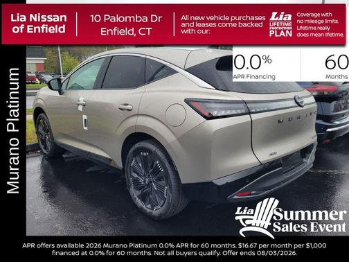 Champagne Silve 2026 Nissan Murano Platinum