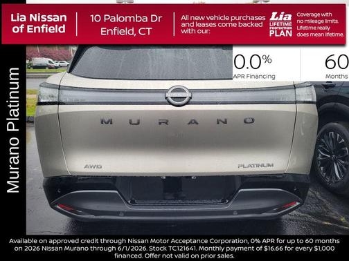 Champagne Silve 2026 Nissan Murano Platinum