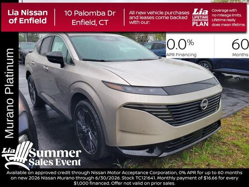 Champagne Silve 2026 Nissan Murano Platinum