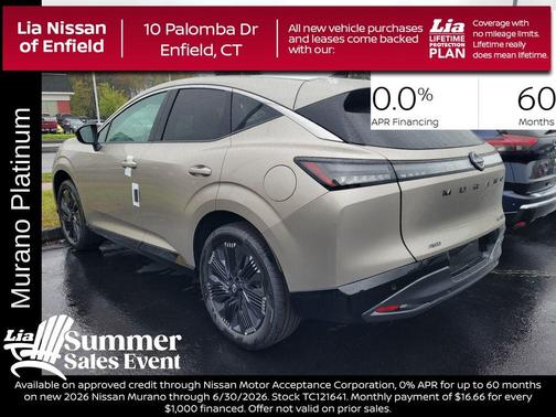 Champagne Silve 2026 Nissan Murano Platinum