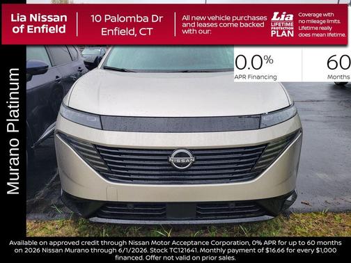 Champagne Silve 2026 Nissan Murano Platinum