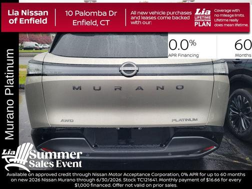 Champagne Silve 2026 Nissan Murano Platinum