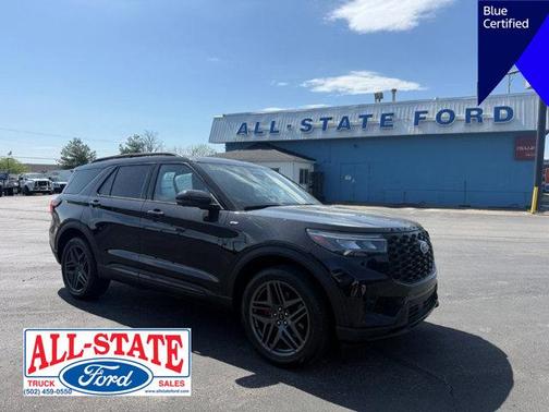 Agate Black Metallic 2025 Ford Explorer ST-Line