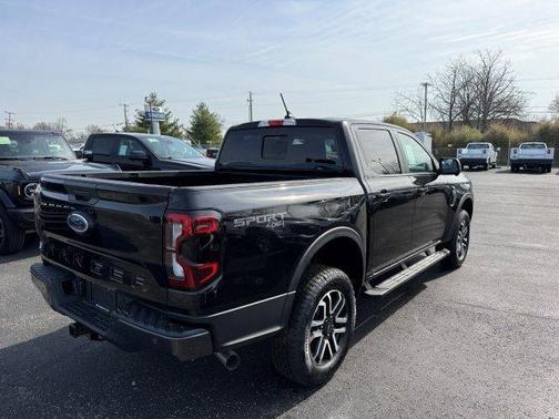 Shadow Black 2026 Ford Ranger Lariat