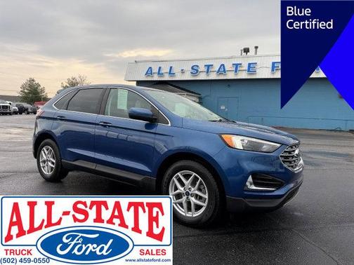 Atlas Blue 2022 Ford Edge SEL