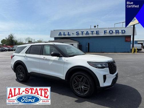 Star White 2025 Ford Explorer ST-Line