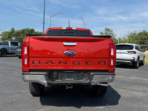 Orange 2022 Ford Ranger Lariat