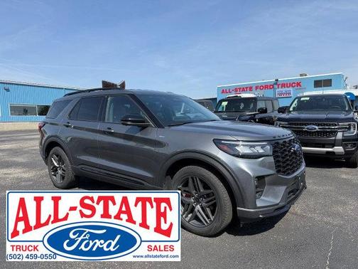 Carbonized Gray Metallic 2025 Ford Explorer ST-Line