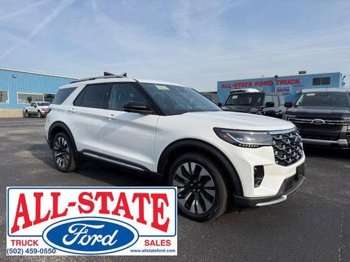 Star White 2026 Ford Explorer Platinum