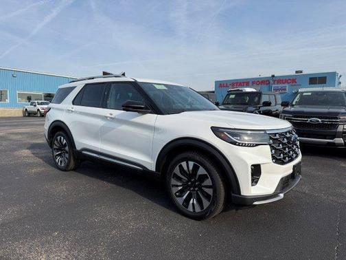Star White 2026 Ford Explorer Platinum