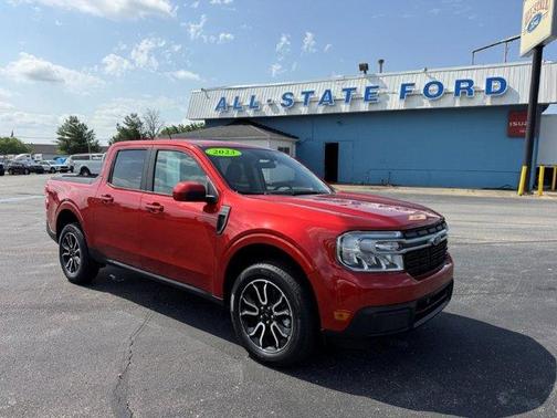 Red 2023 Ford Maverick Lariat