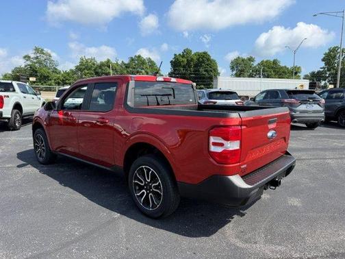 Red 2023 Ford Maverick Lariat
