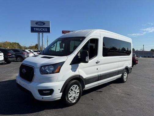 Oxford White 2024 Ford Transit-350 XLT