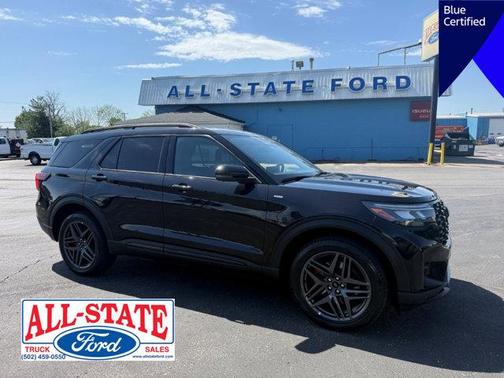 Agate Black Metallic 2025 Ford Explorer ST-Line