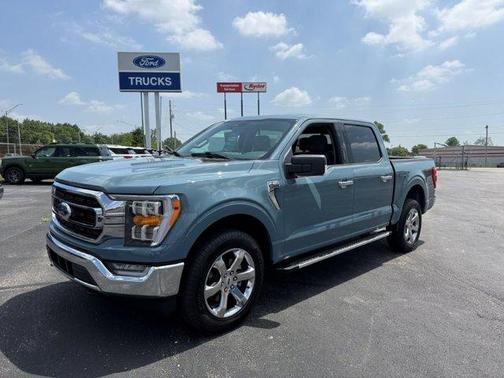 Blue 2023 Ford F-150 XLT