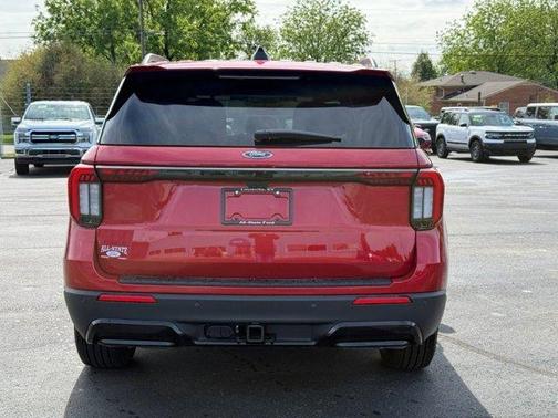 Rapid Red Metallic Tinted Clearcoat 2026 Ford Explorer ST-Line