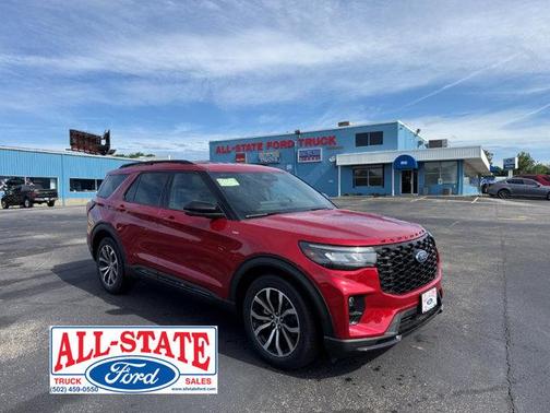 Rapid Red Metallic Tinted Clearcoat 2026 Ford Explorer ST-Line