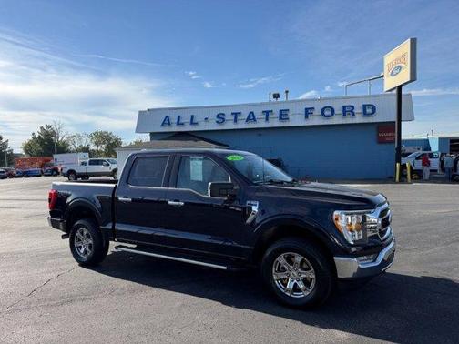 Antimatter Blue Metallic 2023 Ford F-150 XLT