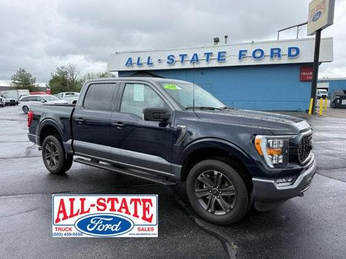 Antimatter Blue Metallic 2023 Ford F-150 XLT