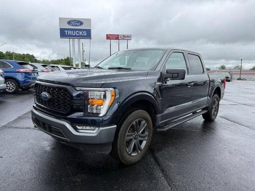 Antimatter Blue Metallic 2023 Ford F-150 XLT