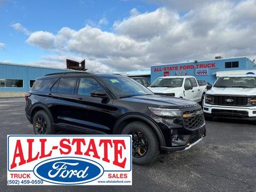 Agate Black Metallic 2026 Ford Explorer Tremor 4WD