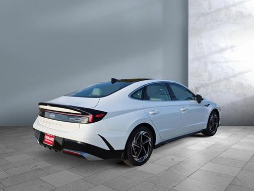 Serenity White 2025 Hyundai SONATA SEL