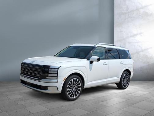 Creamy White Pearl 2026 Hyundai Palisade Hybrid Calligraphy