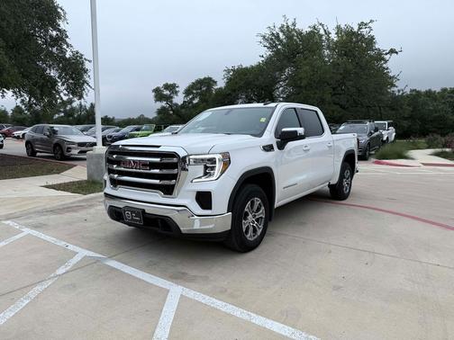 Summit White 2021 GMC Sierra 1500 SLE