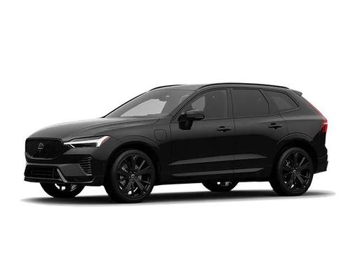 Onyx Black Metallic 2026 Volvo XC60 Plug-In Hybrid Black Edition Ultra, T8 AWD Electric/Gasoline, Dark