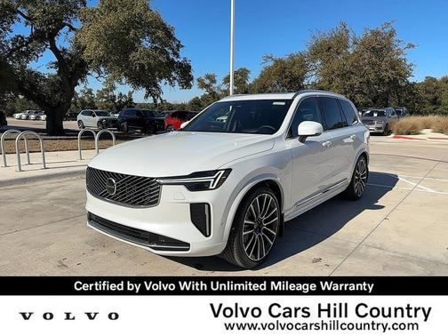 Crystal White Pearl 2025 Volvo XC90 B6 Ultra