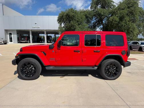 Firecracker Red Clearcoat 2025 Jeep Wrangler 4xe Sahara