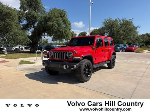 Firecracker Red Clearcoat 2025 Jeep Wrangler 4xe Sahara