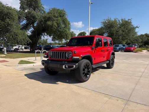 Firecracker Red Clearcoat 2025 Jeep Wrangler 4xe Sahara