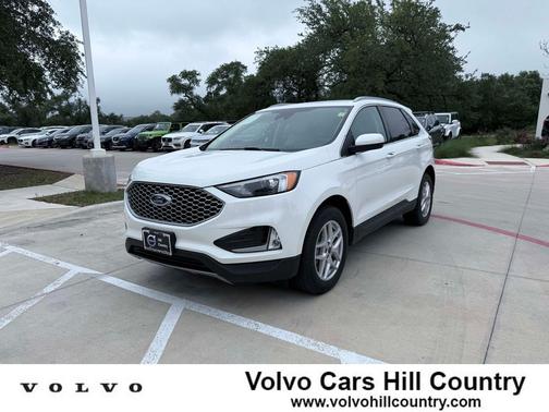 Star White Metallic Tri-Coat 2023 Ford Edge SEL