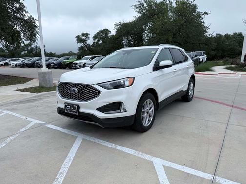 Star White Metallic Tri-Coat 2023 Ford Edge SEL