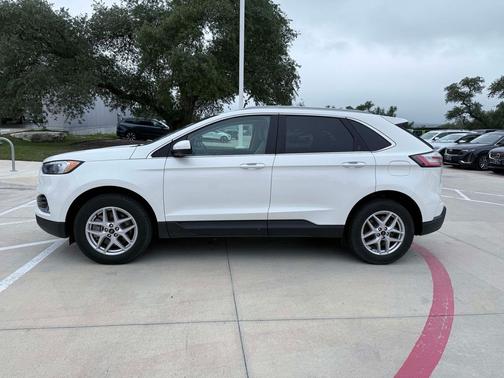 Star White Metallic Tri-Coat 2023 Ford Edge SEL