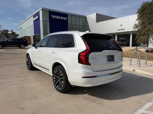 Crystal White Pearl 2026 Volvo XC90 Plug-In Hybrid Ultra, T8 AWD, Electric/Gasoline, Bright, 7 Seats