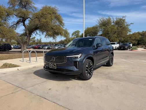 Denim Blue Metallic 2026 Volvo XC90 Ultra, B6 AWD Gas (mild hybrid), Gasoline, Bright, 7 Seats