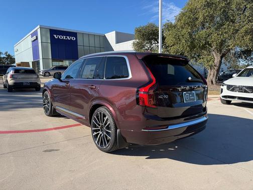 Mulberry Red Metallic 2026 Volvo XC90 Ultra, B6 AWD Gas (mild hybrid), Gasoline, Bright, 7 Seats