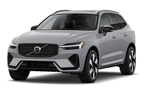Vapour Grey Metallic 2025 Volvo XC60 Plug-In Hybrid Ultra, T8 AWD Electric/Gasoline, Dark