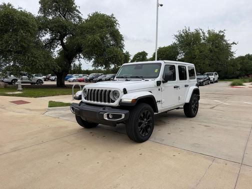 Bright White 2025 Jeep Wrangler 4xe Sahara