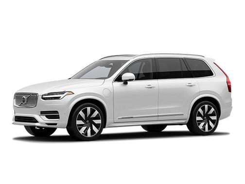 Crystal White Metallic 2025 Volvo XC90 Plug-In Hybrid T8 Ultra 7-Seater